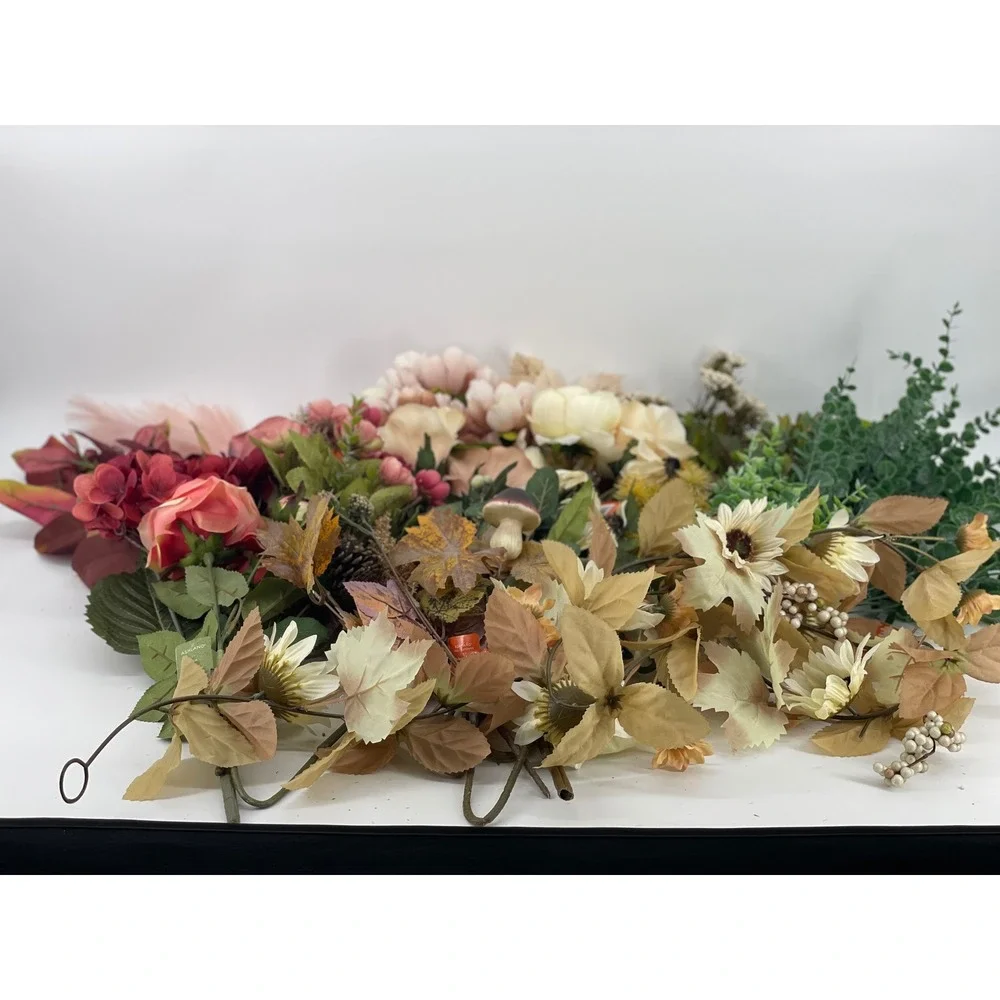 26 Ashland Artificial Floral Greenery Lot Multicolor Mixed Faux Stems Excellent